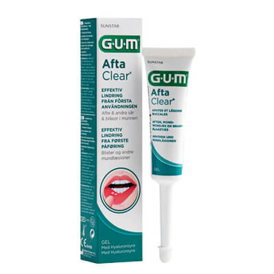 GUM AftaClear gel ved blister og sår