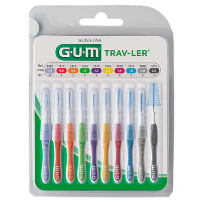 GUM Trav-ler mellemrumsbørster – Mix