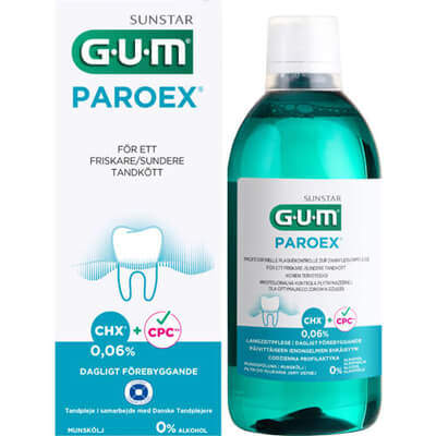 GUM – Mundskyl – Paroex 0,06%
